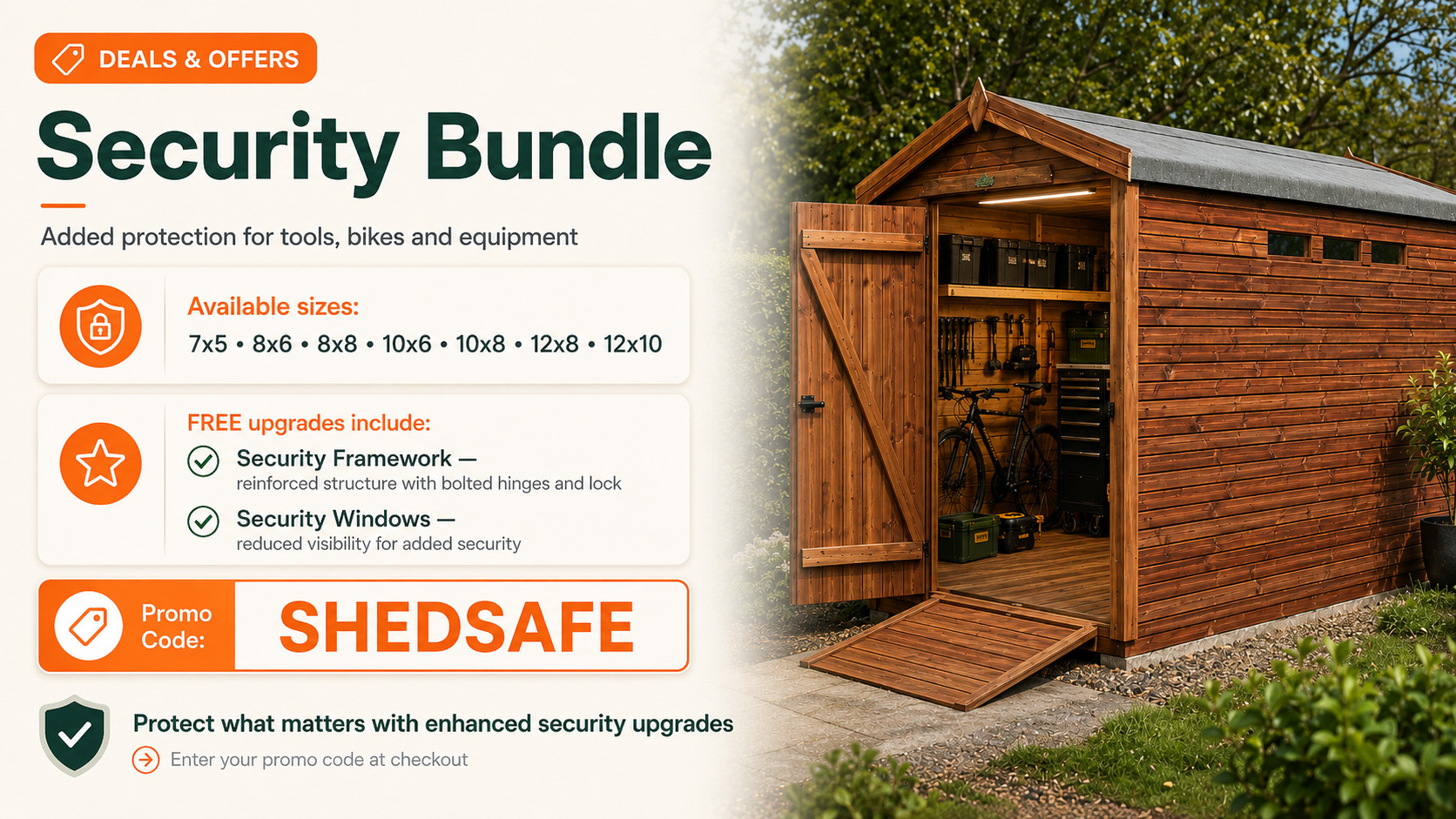 Security Bundle from ShedSale